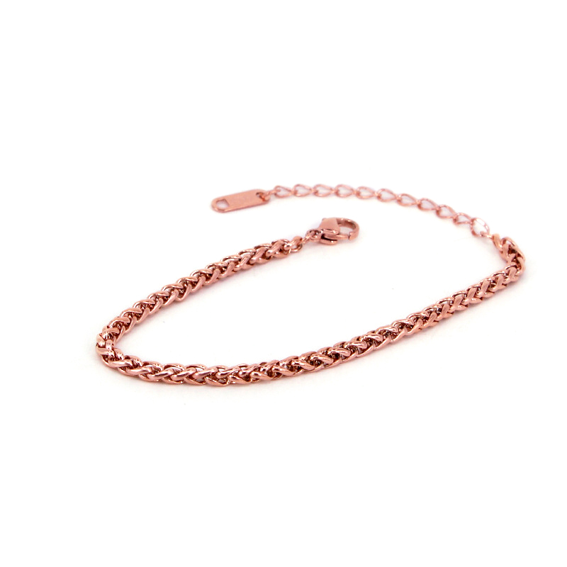 Lắc tay Titan - TA414 - kiểu dây bông dừa xoắn