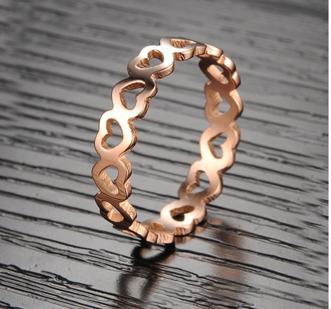 Nhẫn Titan - TC044 - Trái tim