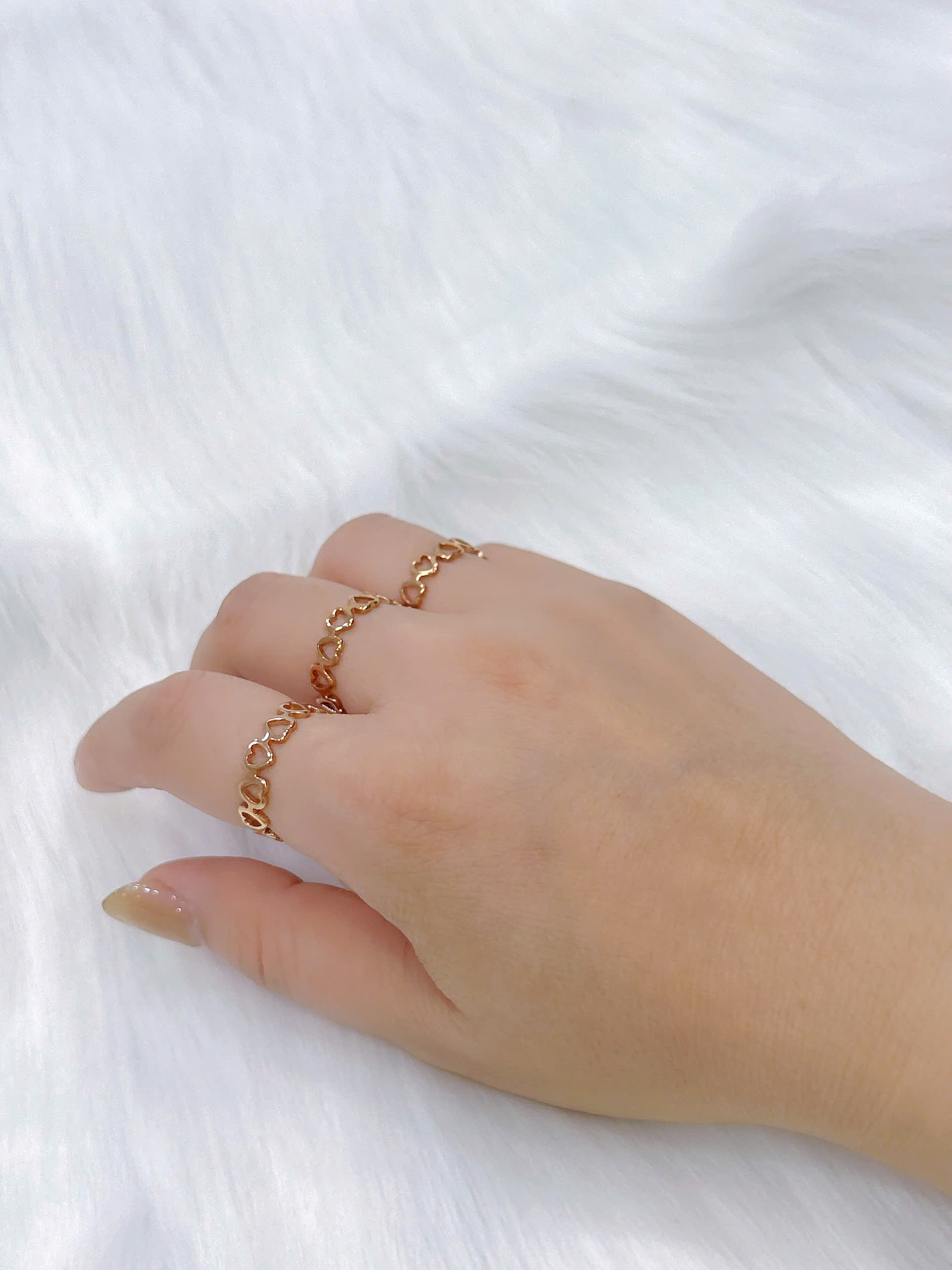 Nhẫn Titan - TC044 - Trái tim