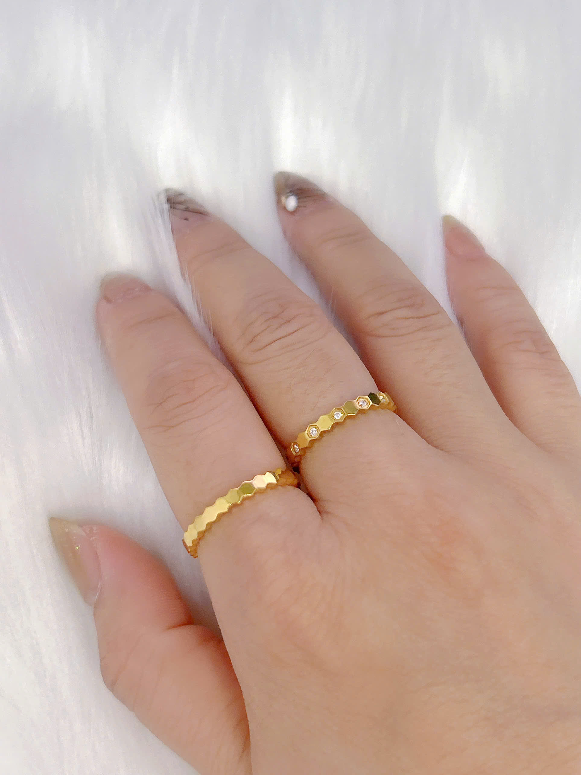 Nhẫn Titan - TC150 - Hình lục giác trơn