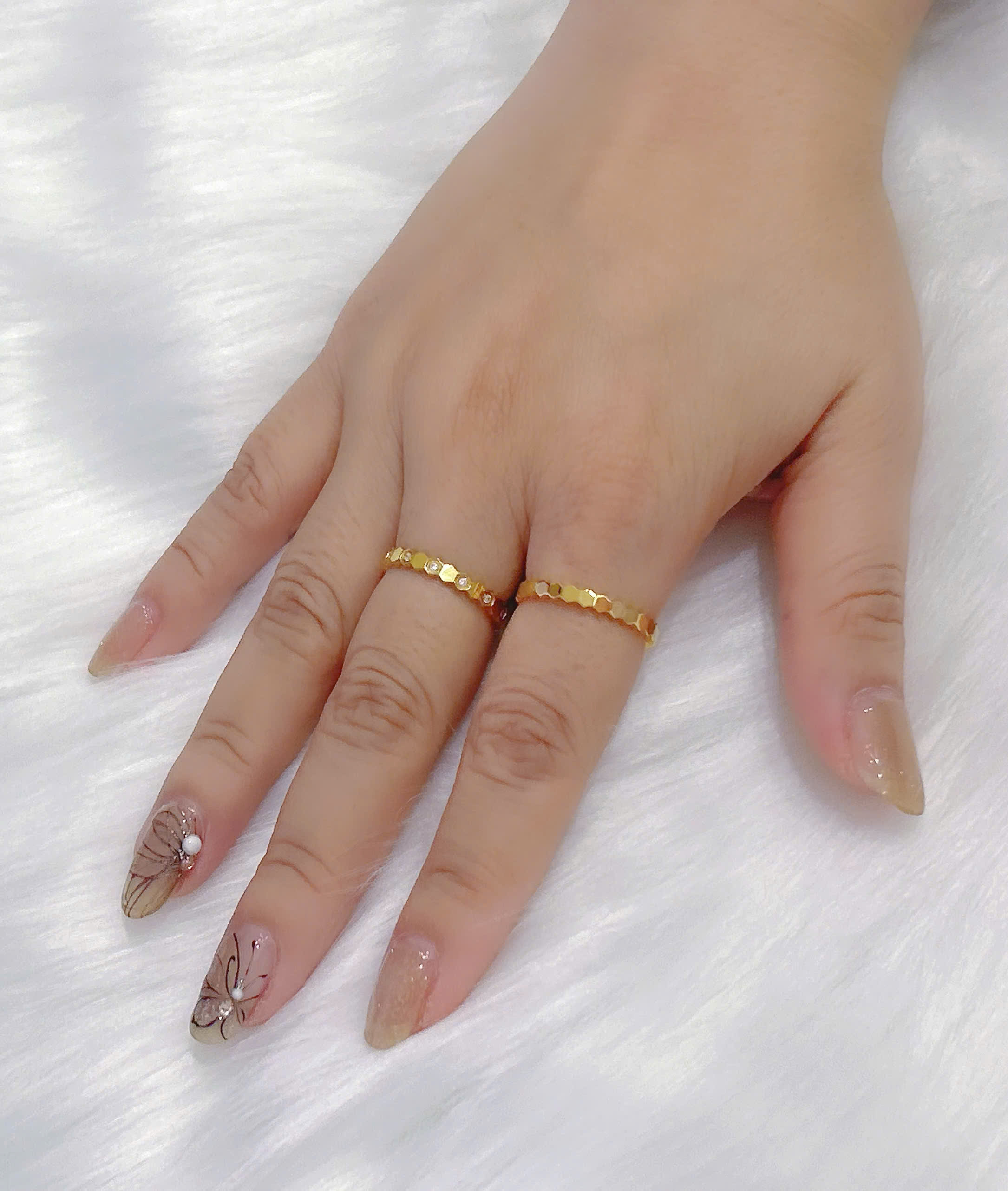 Nhẫn Titan - TC150 - Hình lục giác trơn