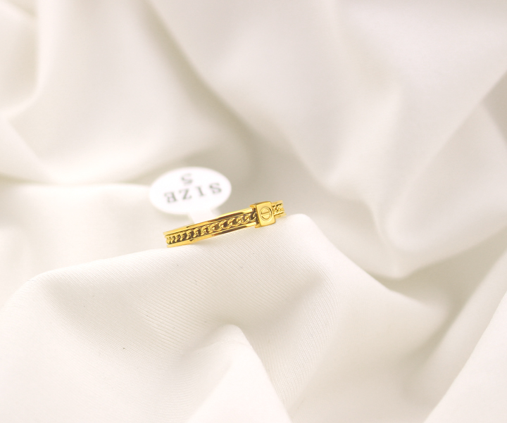 Nhẫn Titan - TC165 - Cartier lồng xích