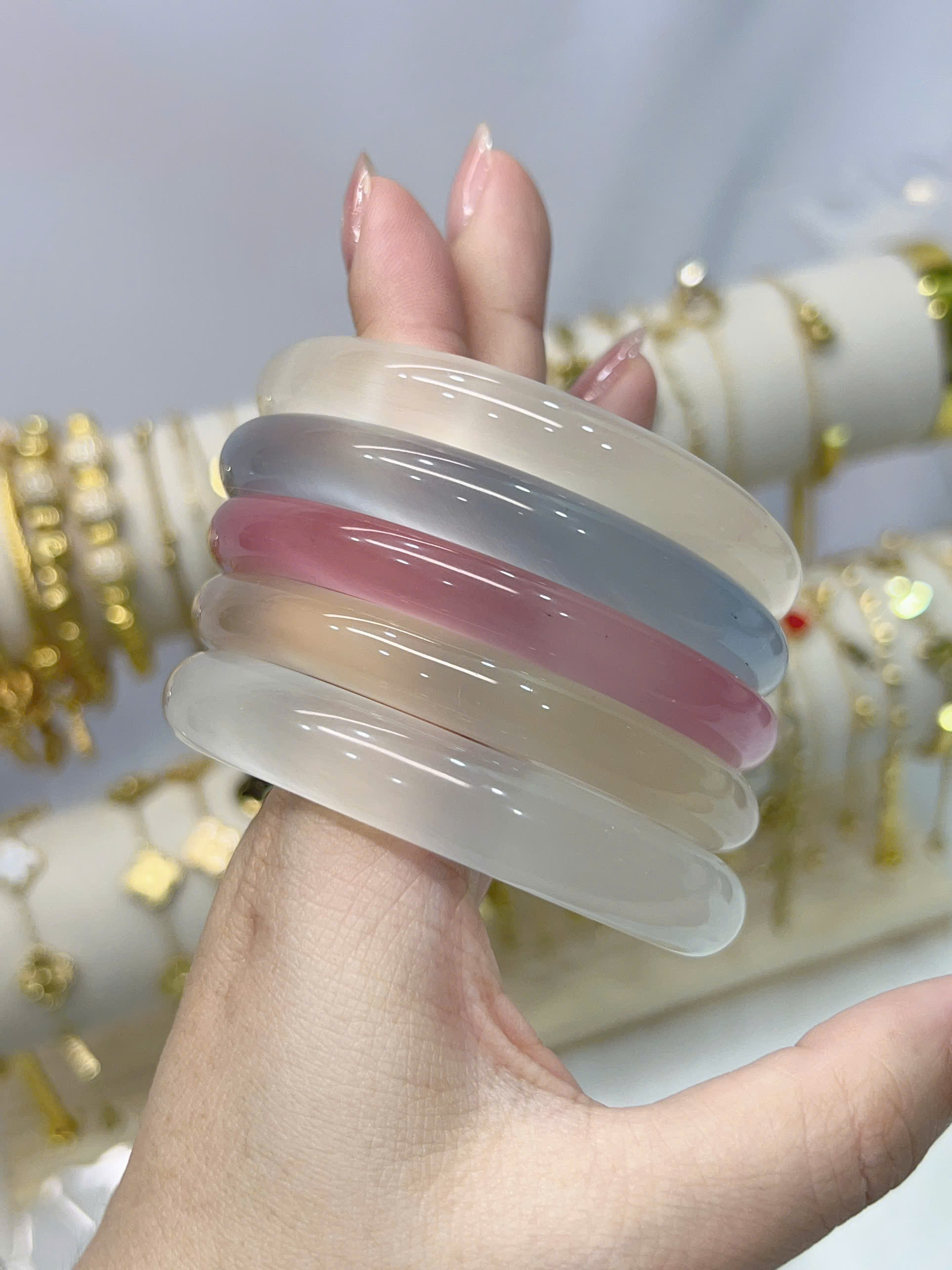 Vòng tay đá mắt mèo - TM001