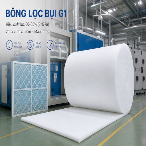 Bông Lọc Bụi G1 là gì - Khi nào nên dùng bông lọc bụi G1