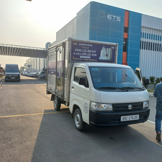 Bông lọc bụi 10mm đã được bàn giao cho nhà máy