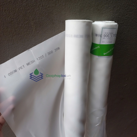 Lưới lọc sơn 300 mesh sợi Polyester- chuyên gia về lọc mịn