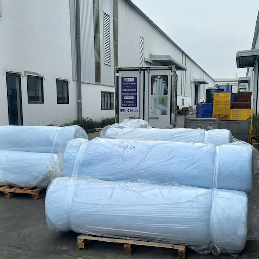 Nhà máy sản xuất bông lcọ bụi đạt tiêu chuẩn EN779