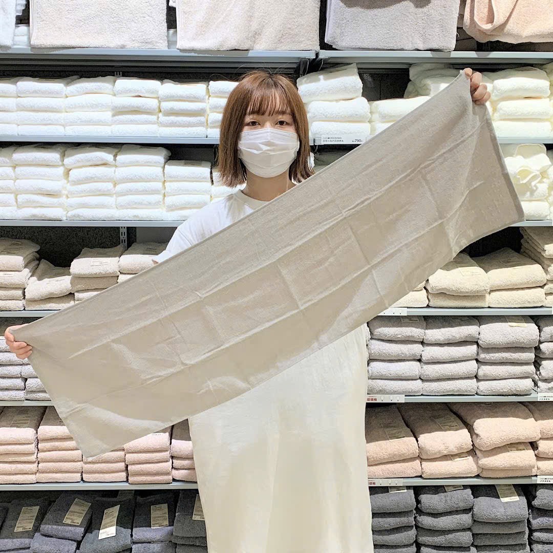 P10 Khăn gội Nhật Mu Zi 34*110cm