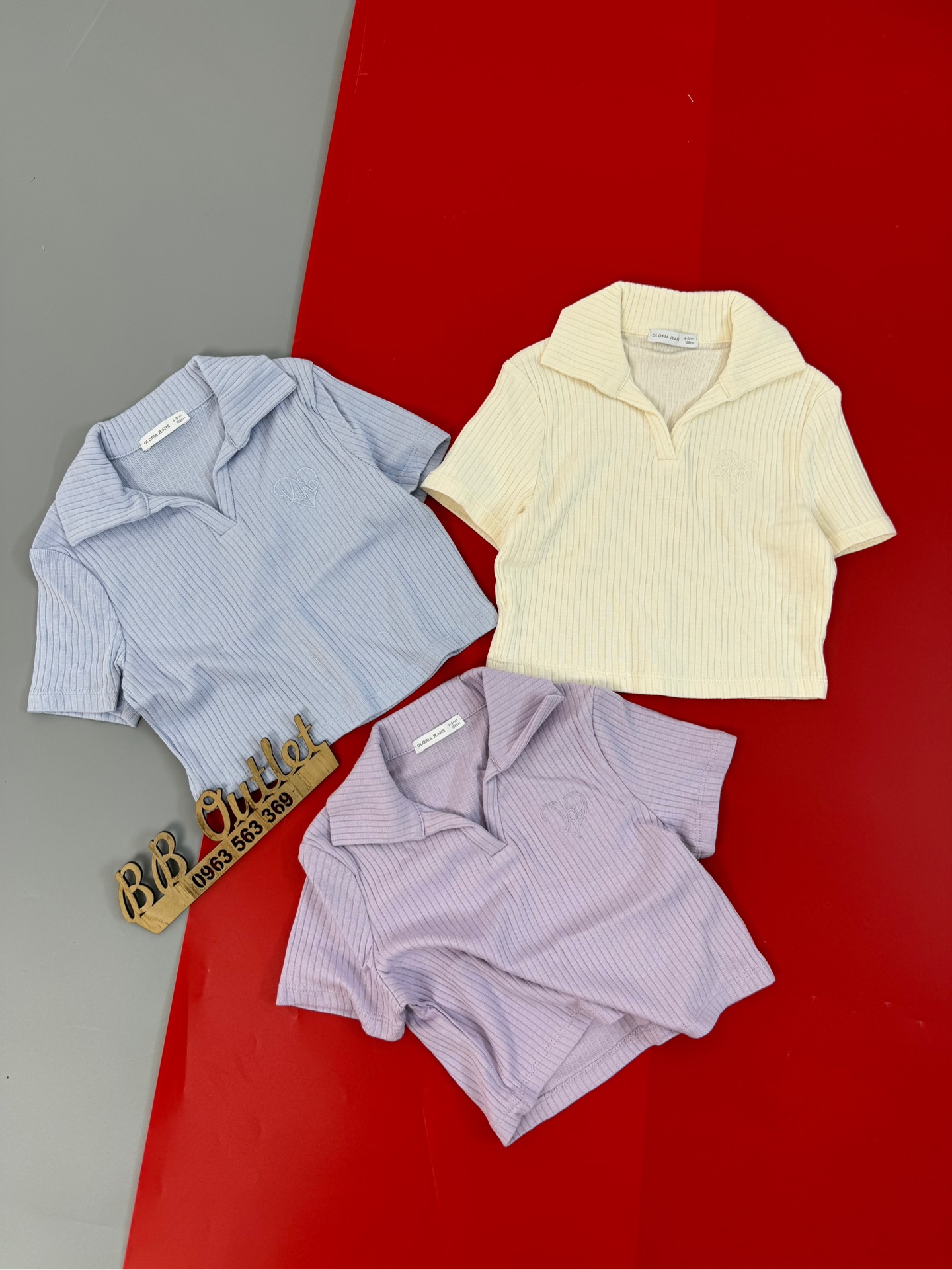 A39 Áo cotton tăm croptop GJ