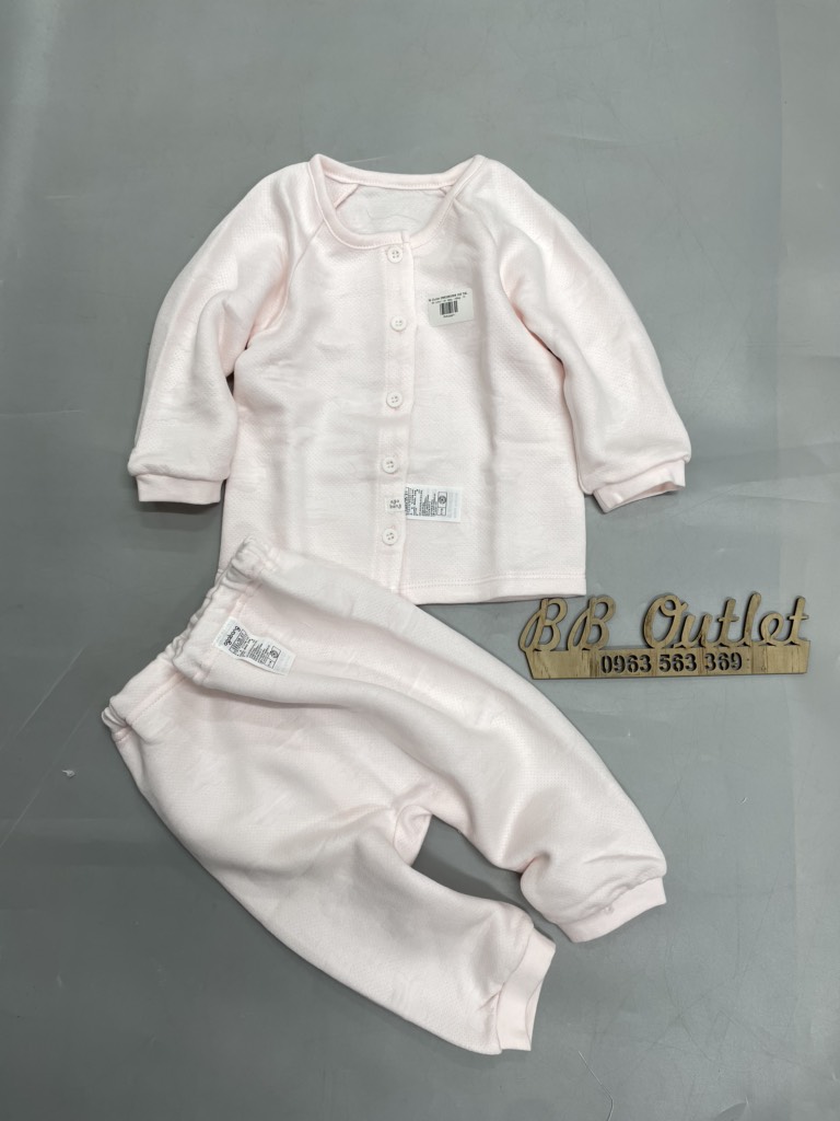 Bộ baby Hàn Quốc vải cotton và chần bông mềm mại - xuất dư xịn
