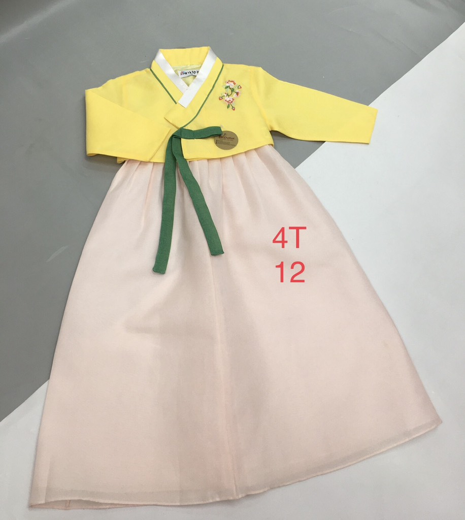 Bộ Hanbok bé gái 4T