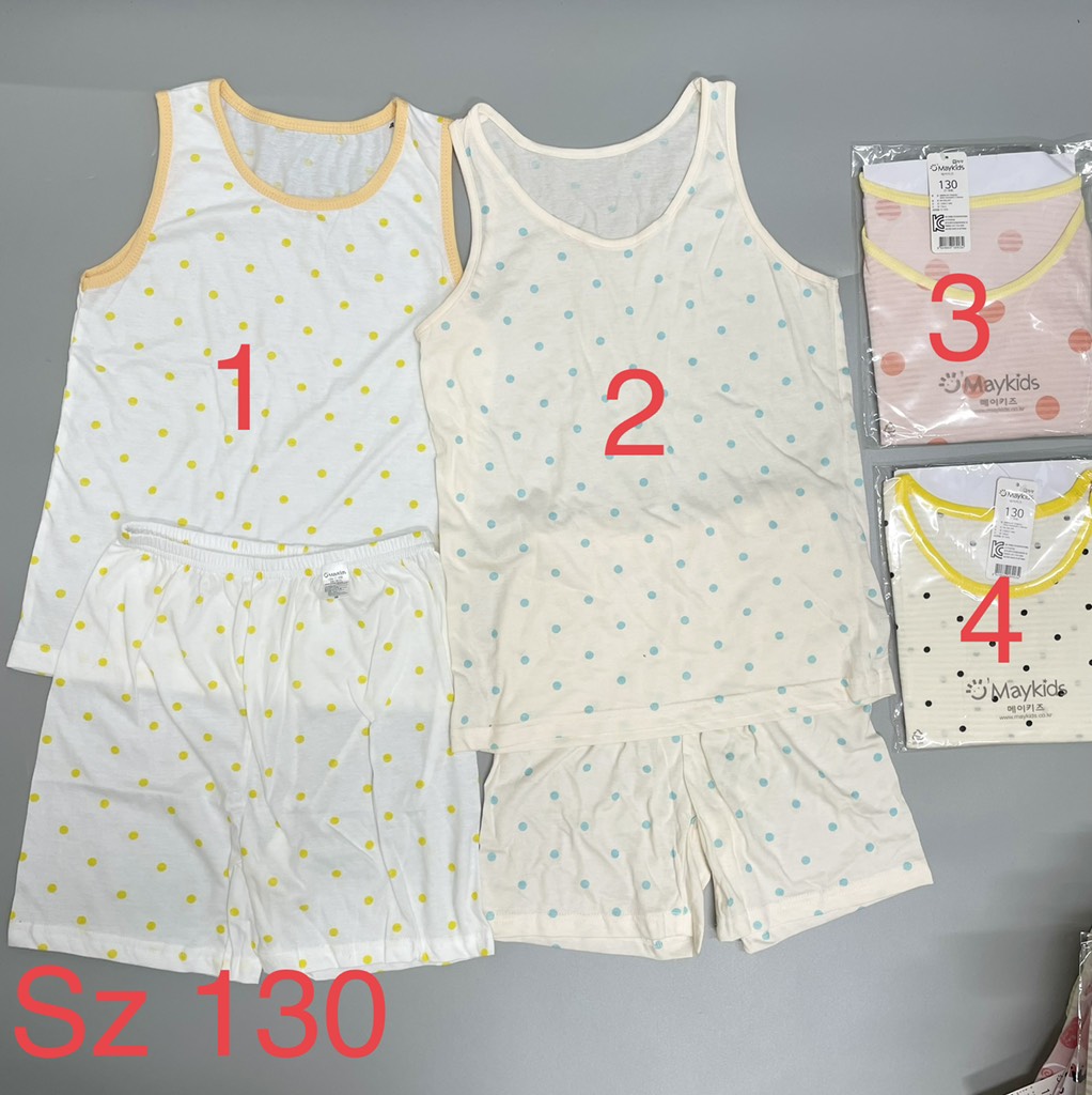 Bộ cotton Hàn ba lỗ
