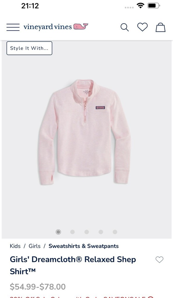 Áo nỉ kéo khoá Vineyard Vines