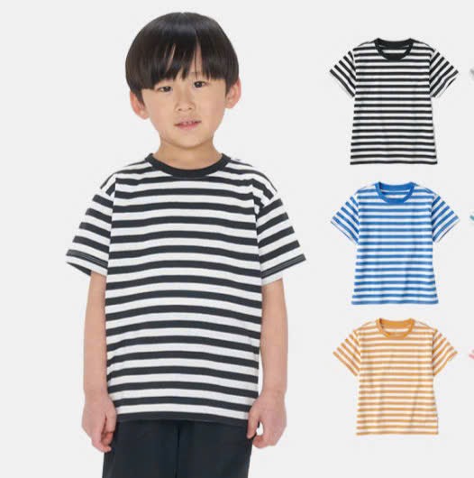 Áo Mu Zi kẻ nhỏ set 3 chiếc