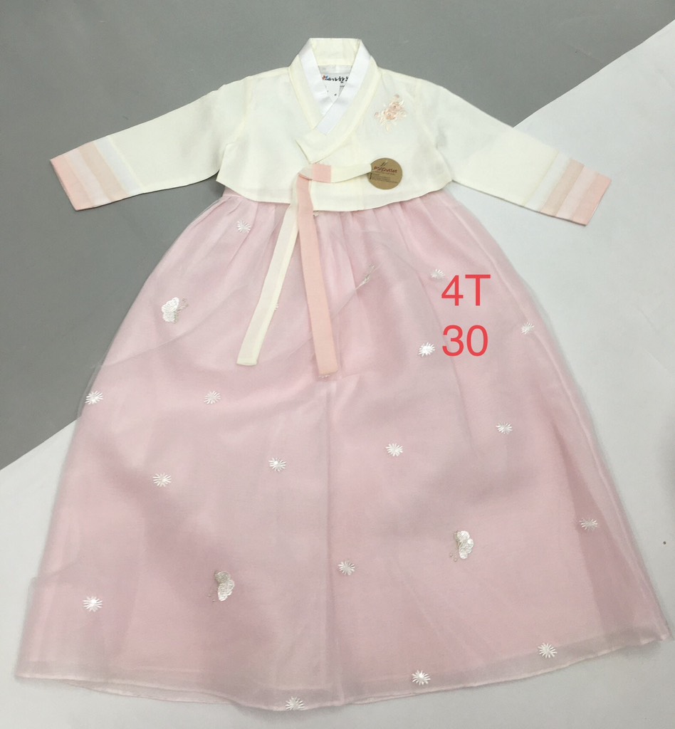 Bộ Hanbok bé gái 4T