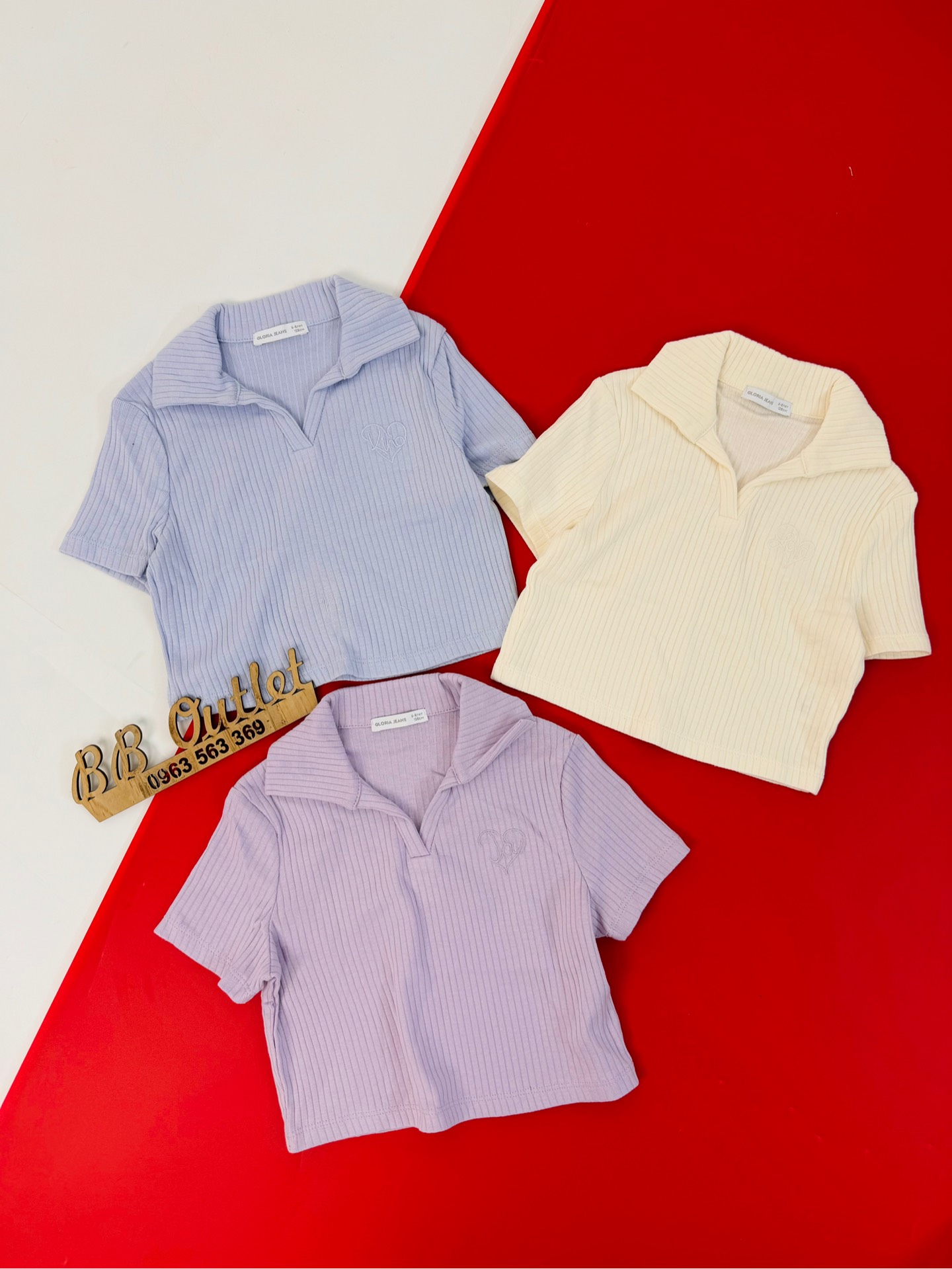 A39 Áo cotton tăm croptop GJ