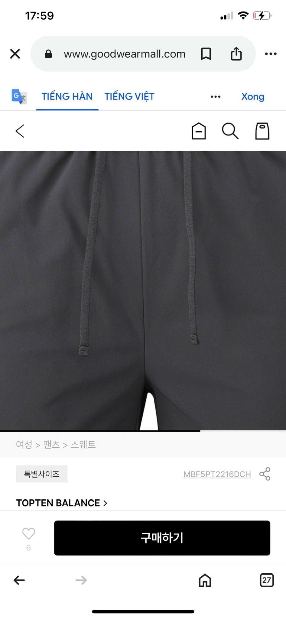 Q69 Quần jogger nữ Top10