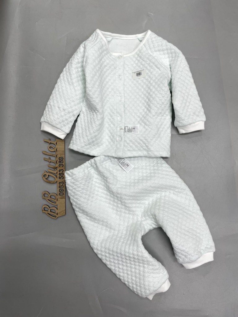 Bộ baby Hàn Quốc vải cotton và chần bông mềm mại - xuất dư xịn
