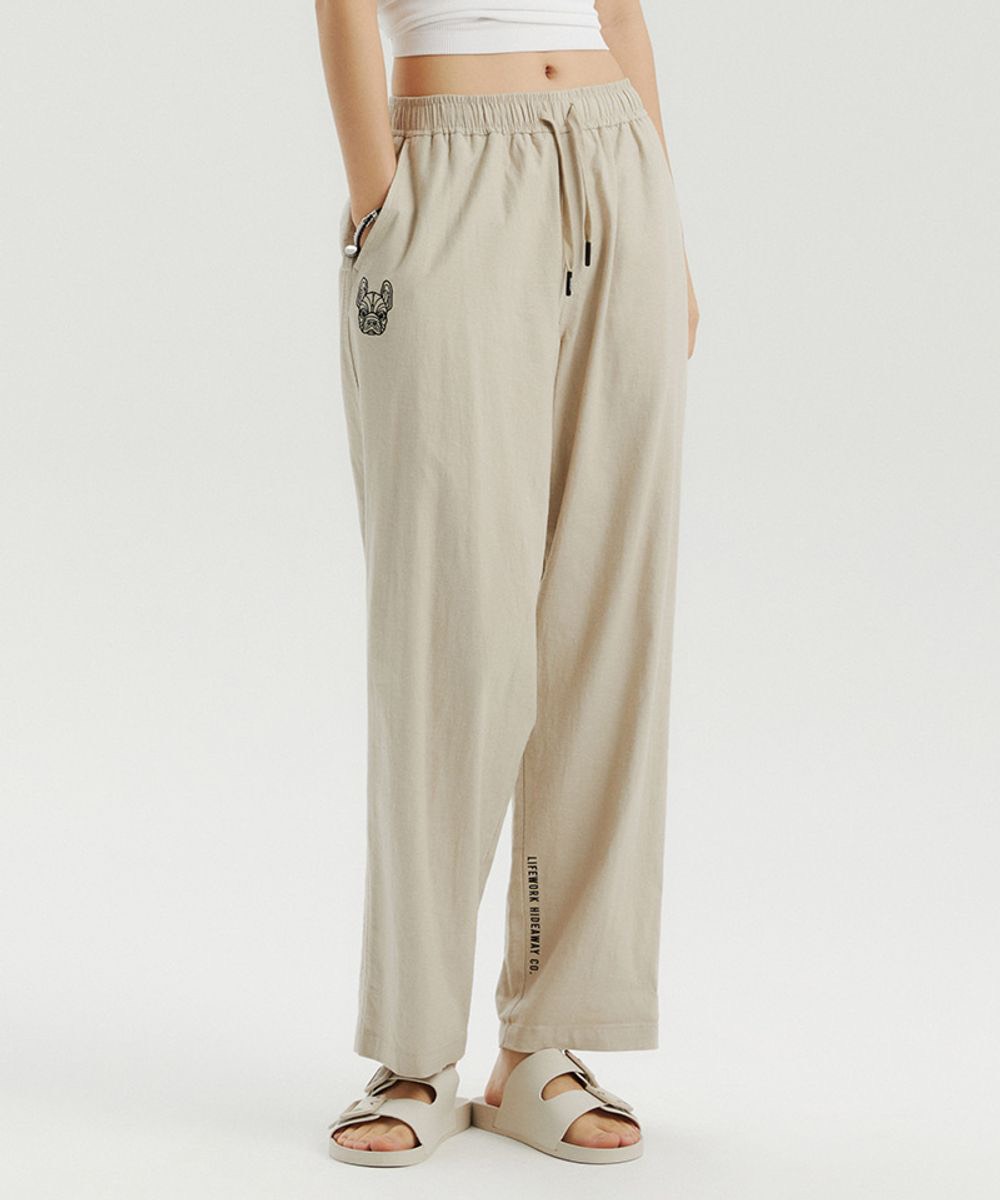 Q71 Quần linen mặt chó