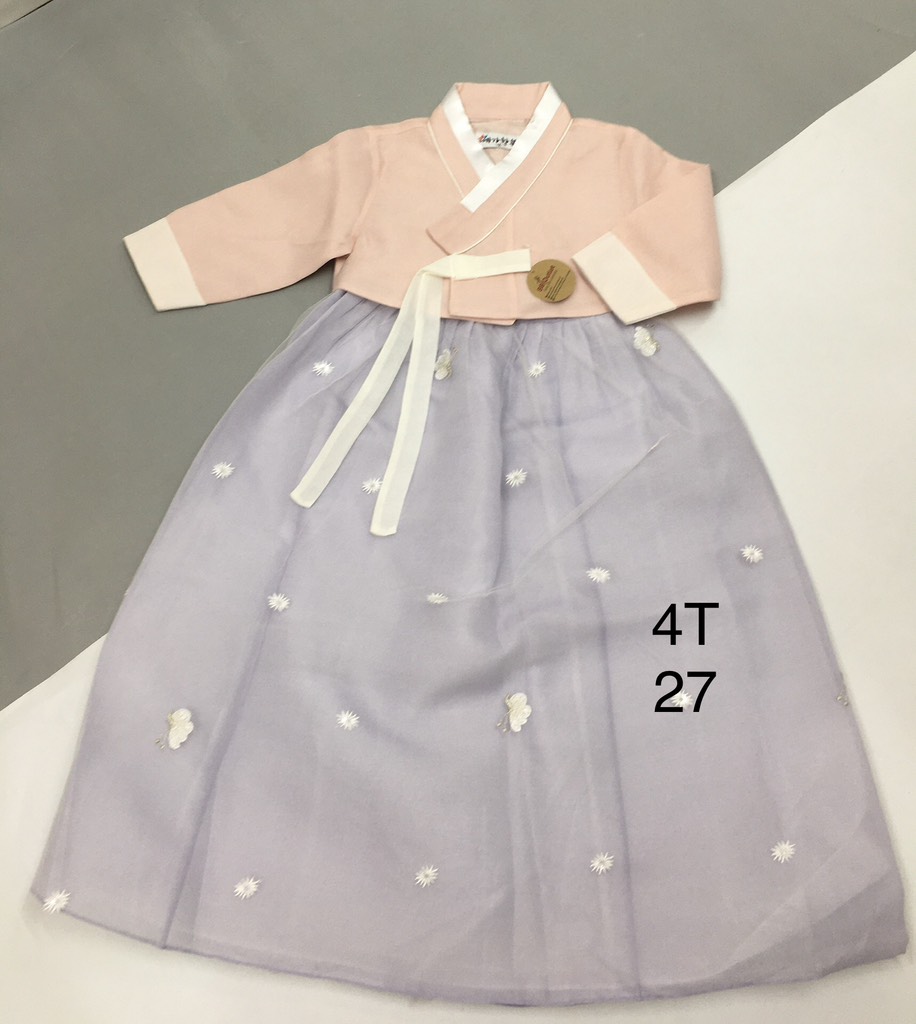 Bộ Hanbok bé gái 4T