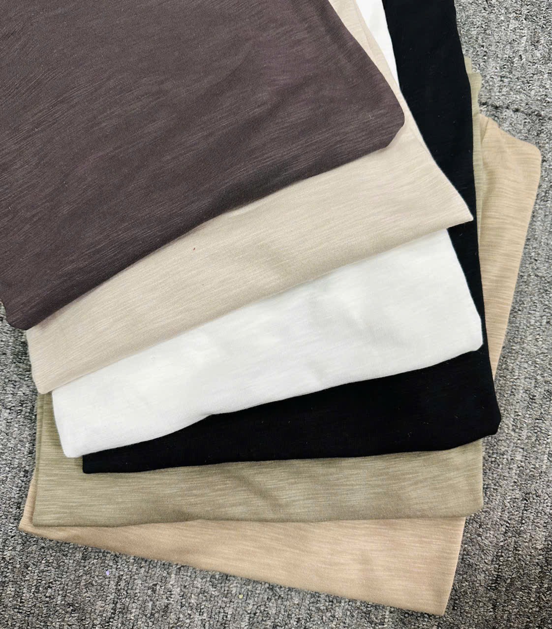 A70 Áo cotton xược Atg trơn