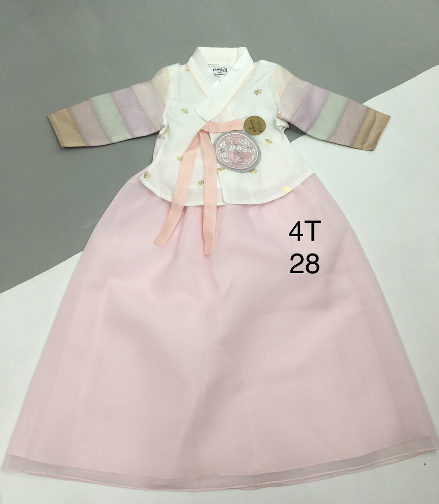 Bộ Hanbok bé gái 4T