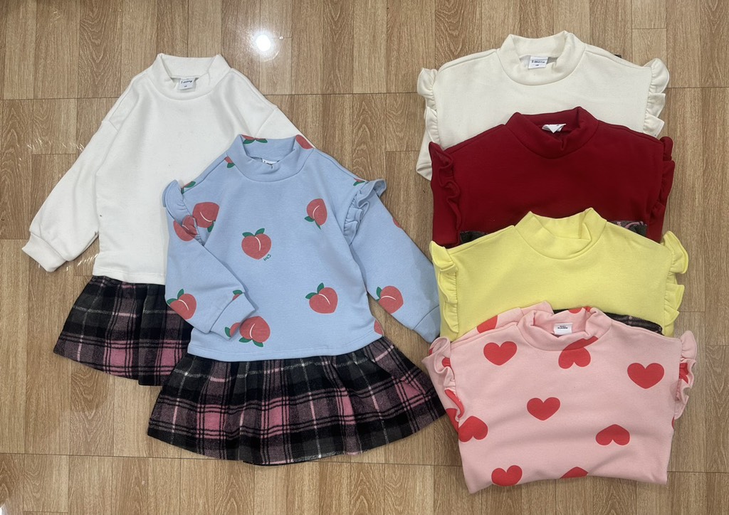 Váy bá gái nỉ lông i-mong