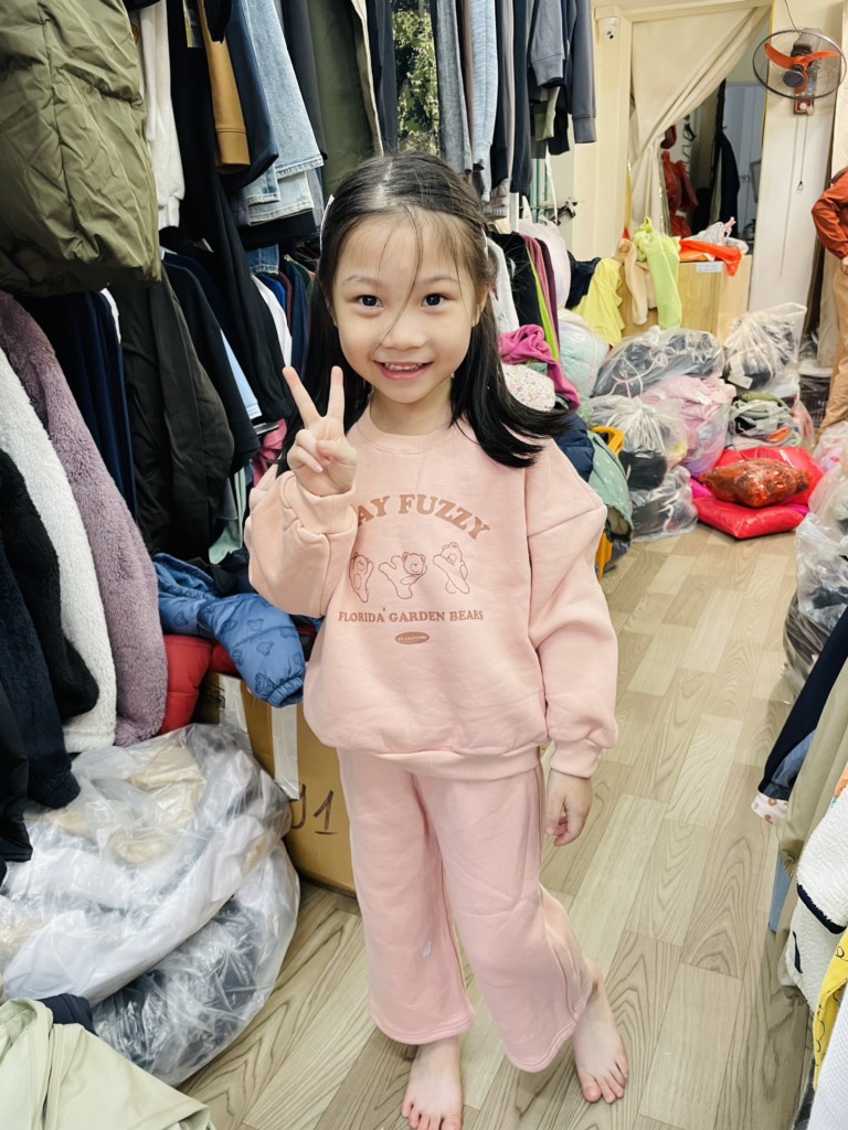 Bộ nỉ bé gái Lilipurri