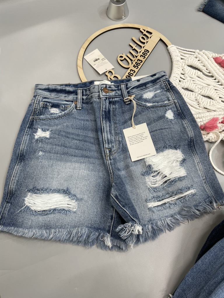 Quần short jeans nữ Kancan