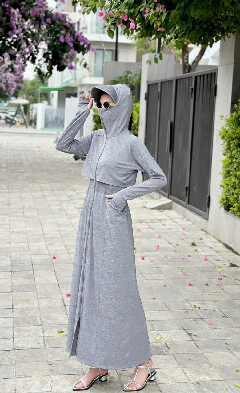 A44 Áo chống nắng dài Guno