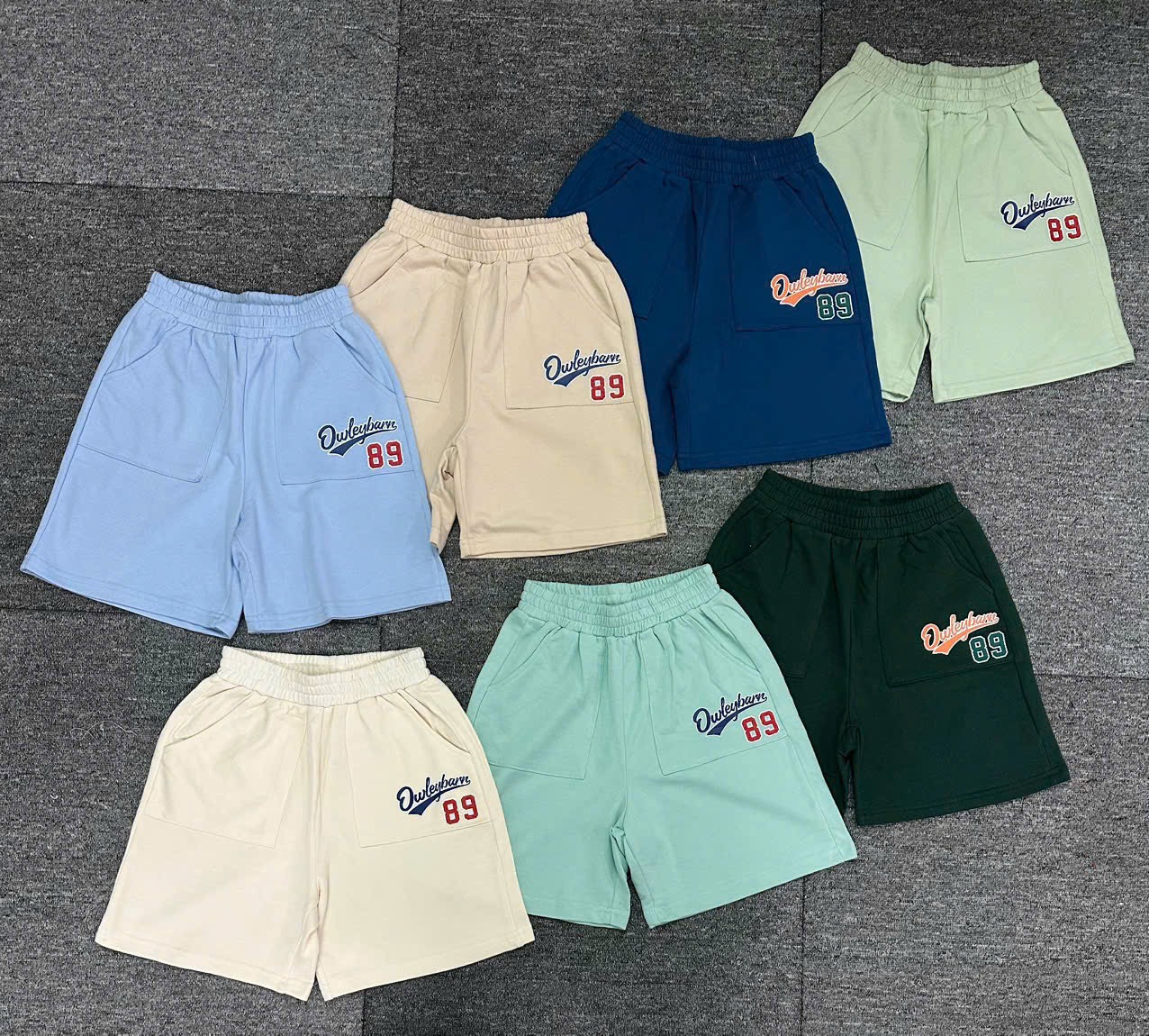 Q70 Quần short da cá trẻ em