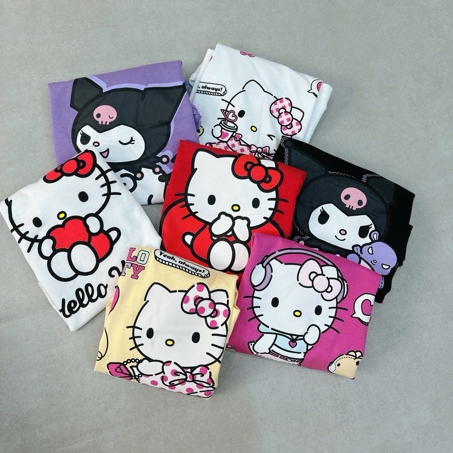 A52 Áo phông bé gái Kitty