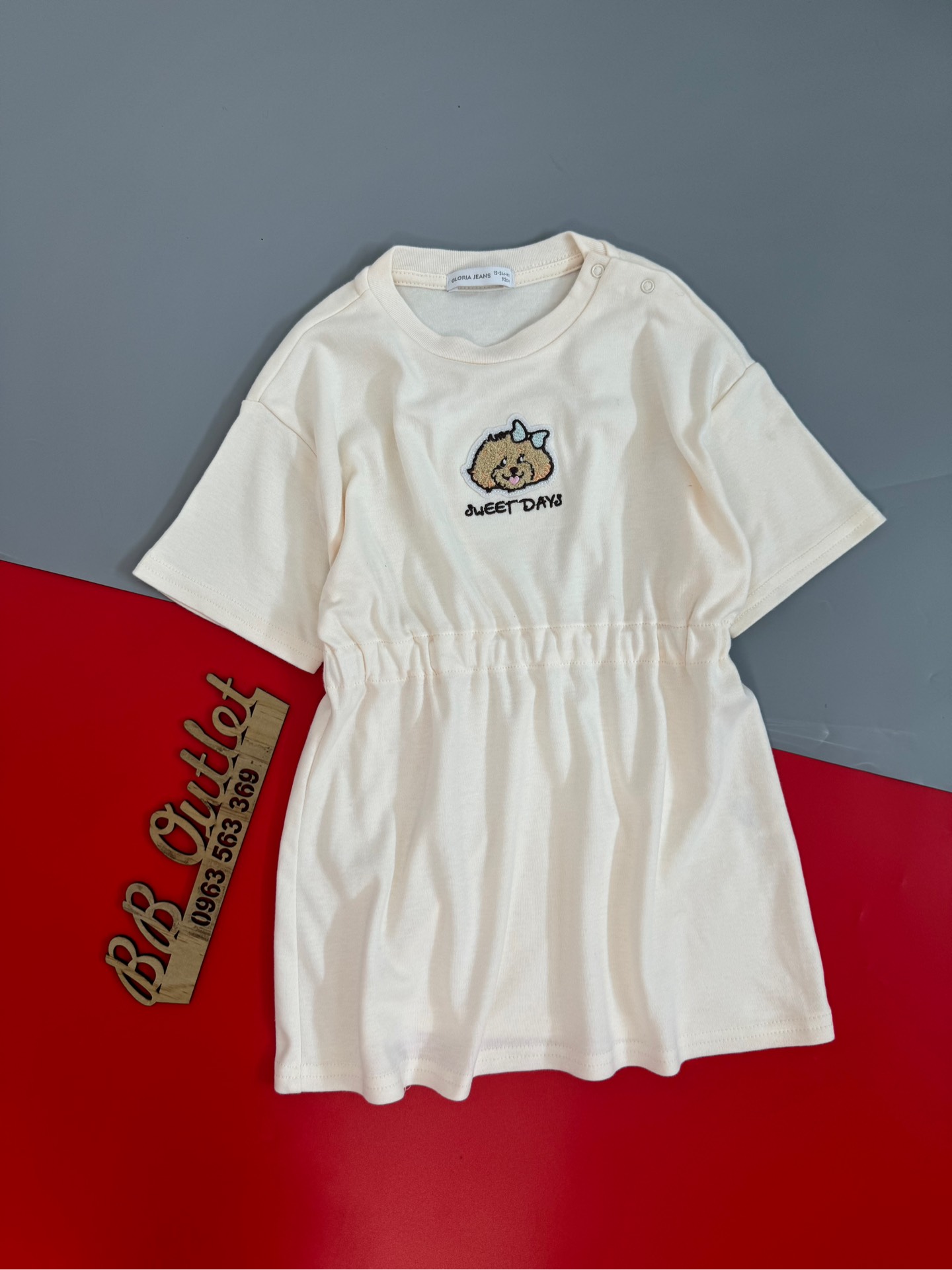 V09 Đầm cotton bé gái GJ