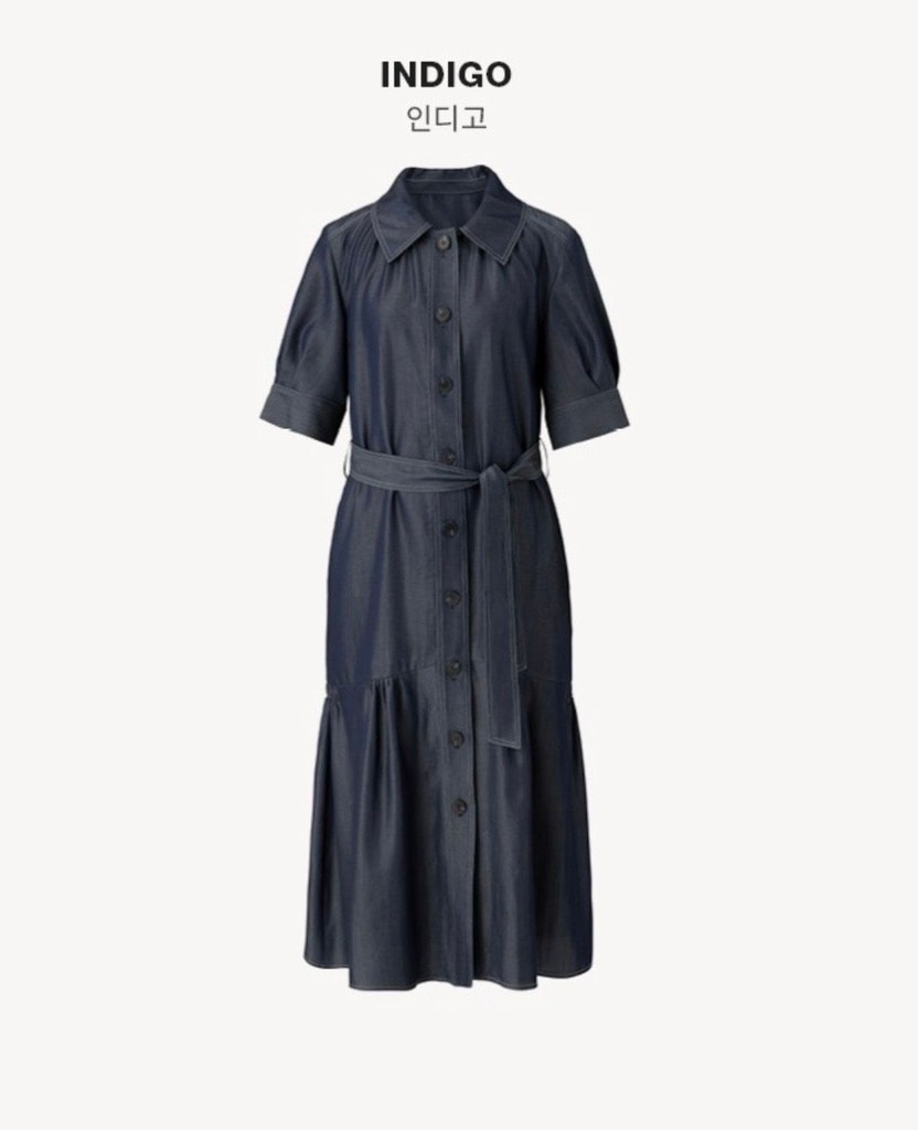Váy bò Cachari - Đầm jeans Hàn Quốc