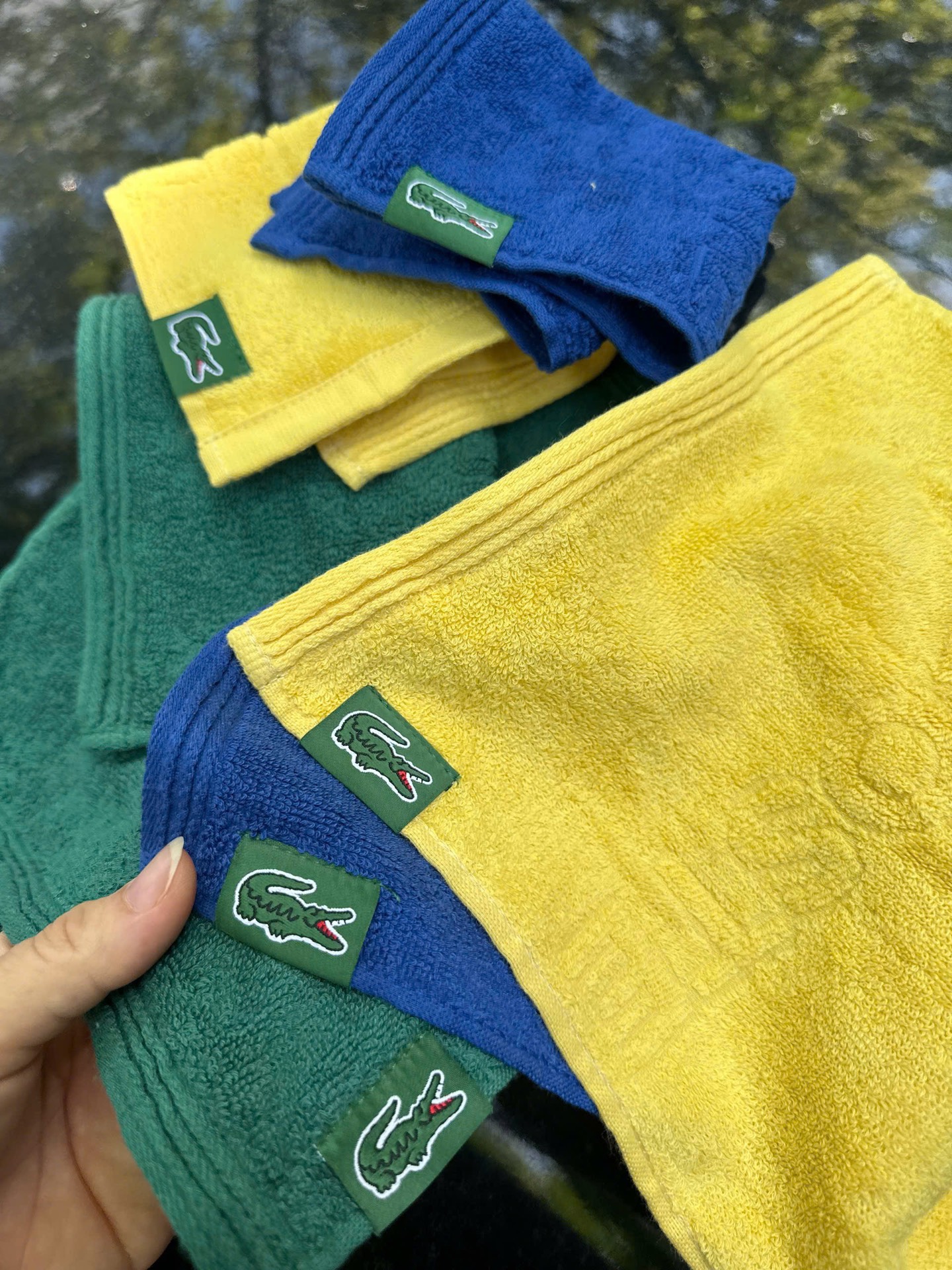 P11 Khăn mặt cá sấu