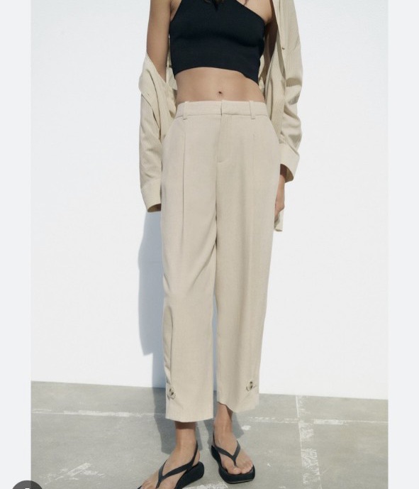 Quần linen nữ Zara