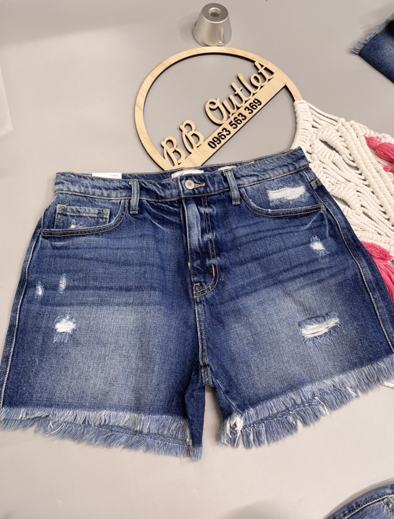 Quần short jeans nữ Kancan