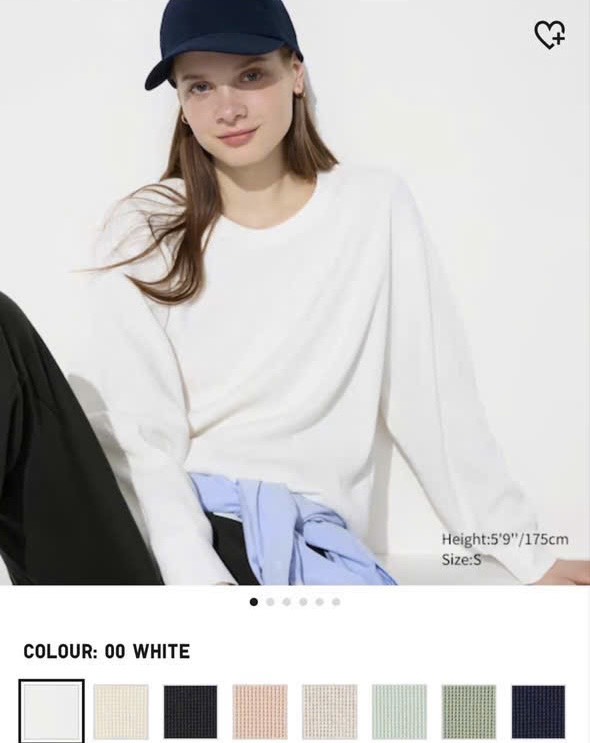 Áo cotton tổ ong nữ Uni