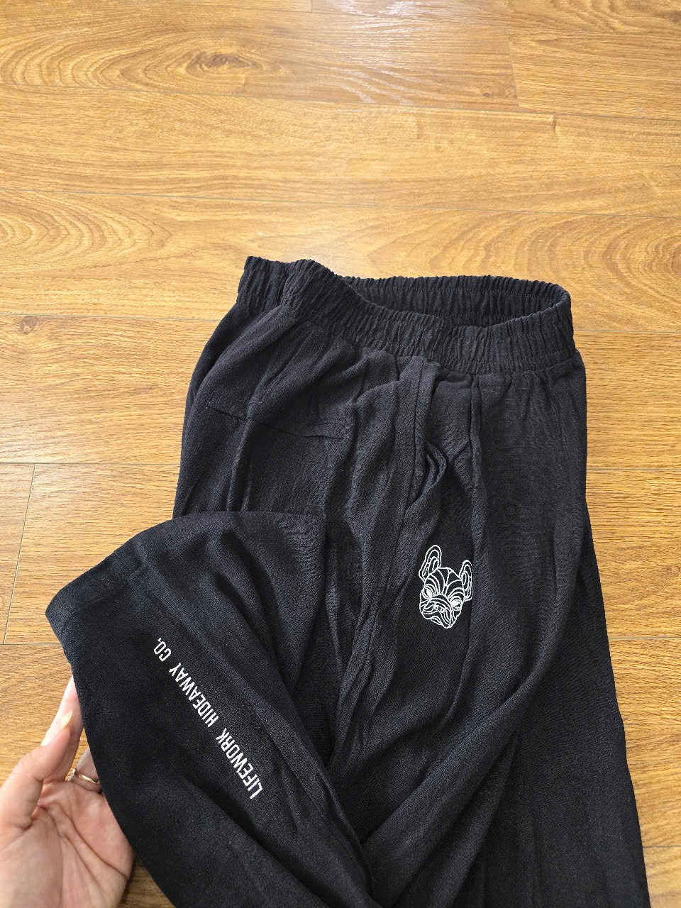 Q71 Quần linen mặt chó