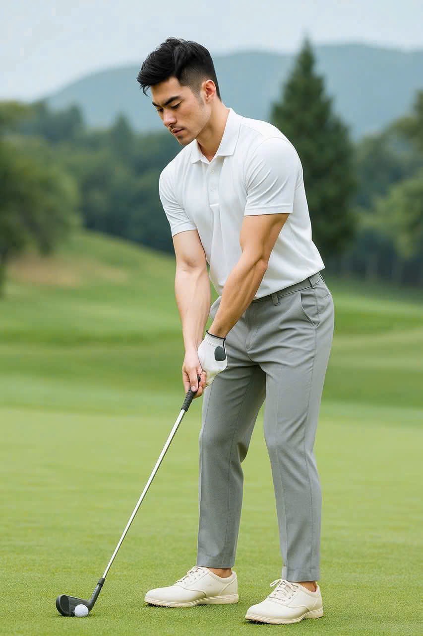 Q79 Quần golf nam izod