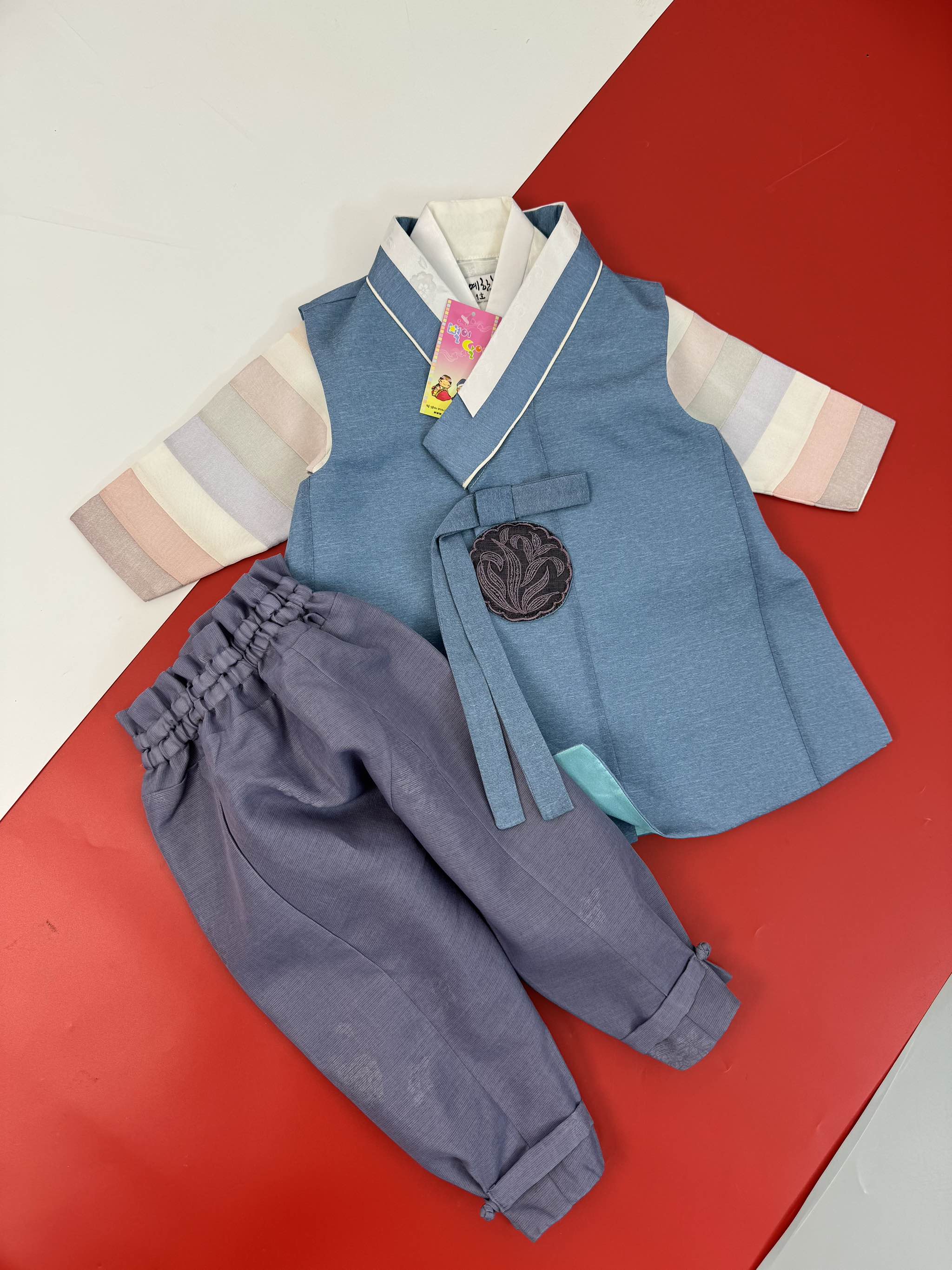 H02 Bộ Hanbok bé trai 1Y (~13kg)