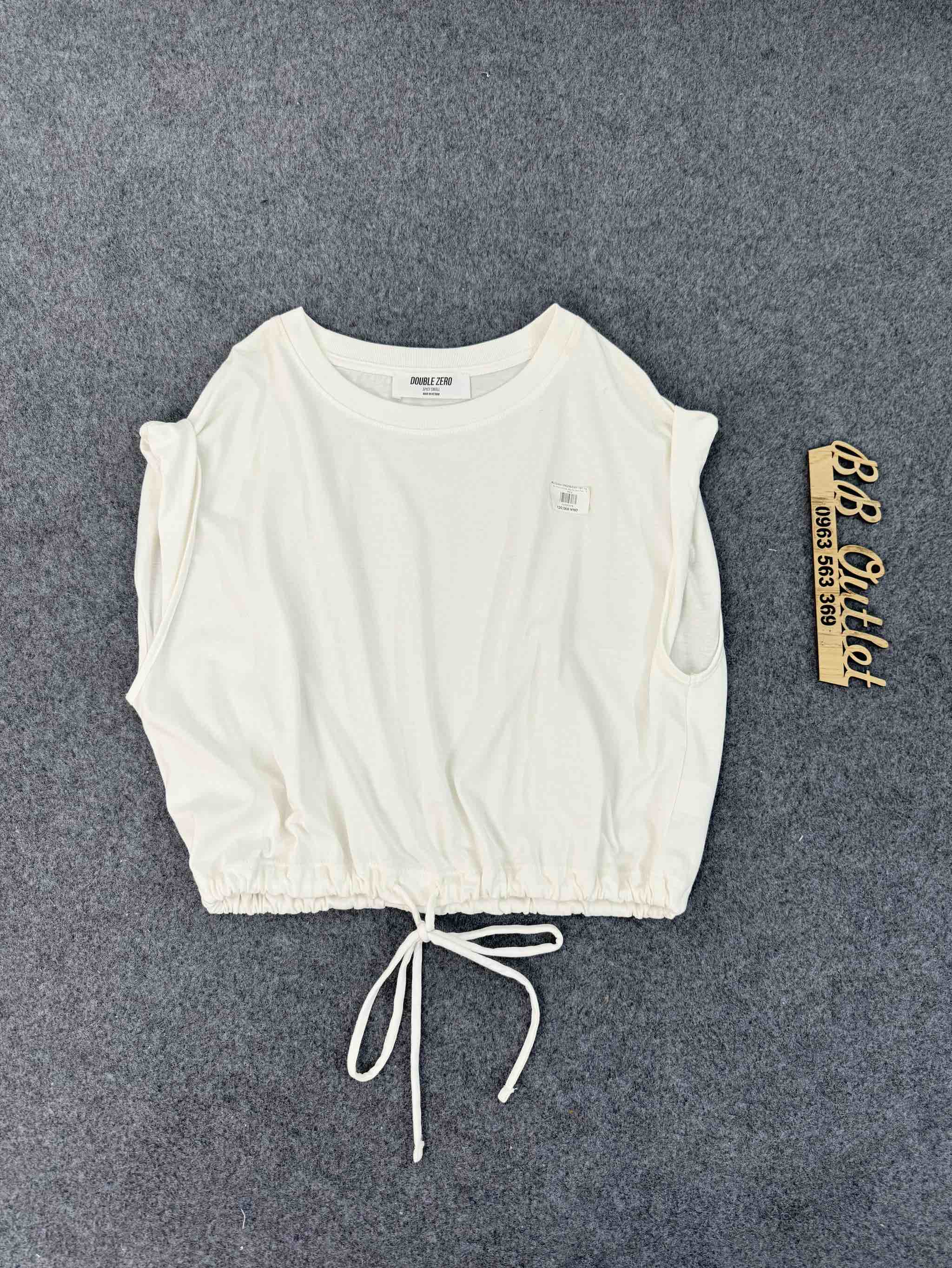 Áo croptop buộc dây Double Zero