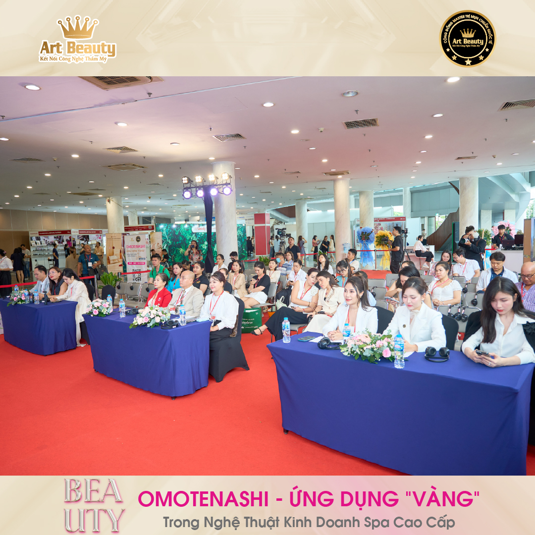 HỘI THẢO "OMOTENASHI - ỨNG DỤNG VÀNG" TRONG NGHỆ THUẬT KINH DOANH SPA CAO CẤP
