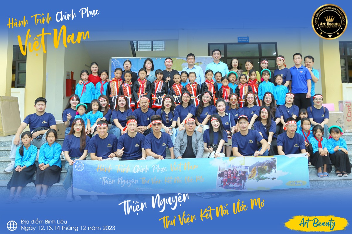 Hành trình chinh phục Việt Nam 2023 và chương trình thiện nguyện "Thư viện kết nối ước mơ"