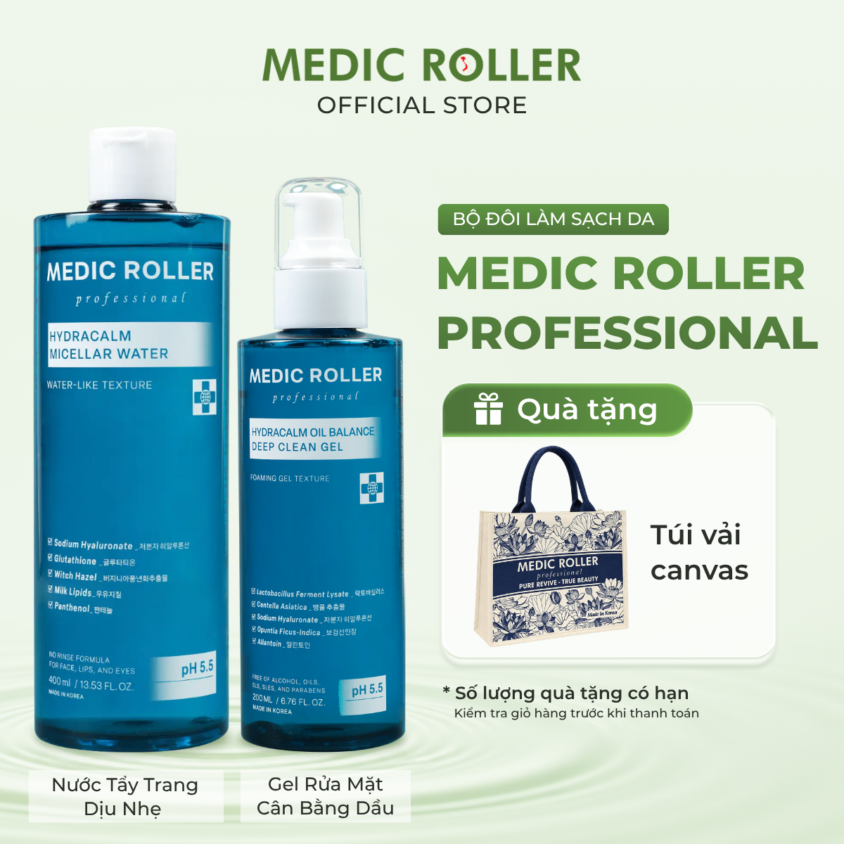 Combo Làm sạch da chuyên sâu