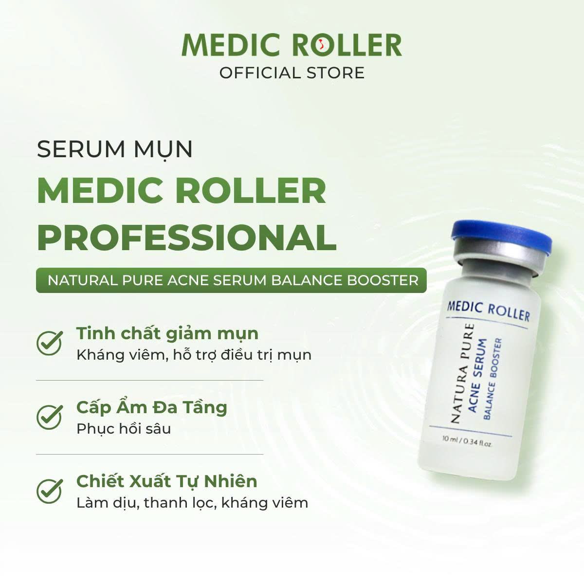 Serum mụn Natura Pure Acne Balance Booster 10ml