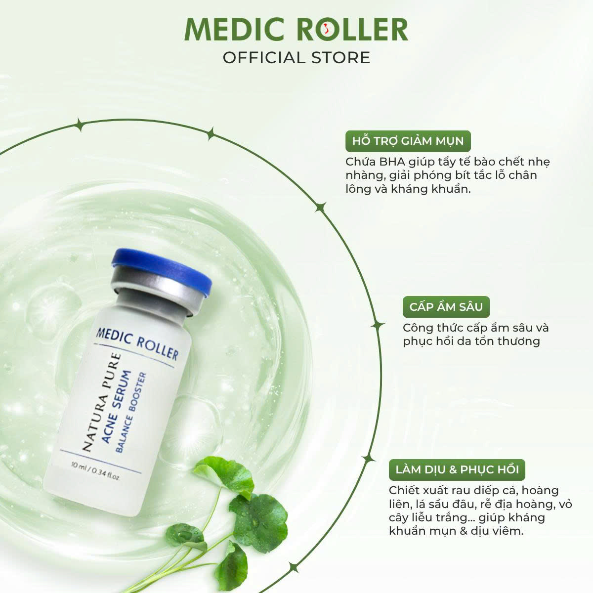 Serum mụn Natura Pure Acne Balance Booster 10ml