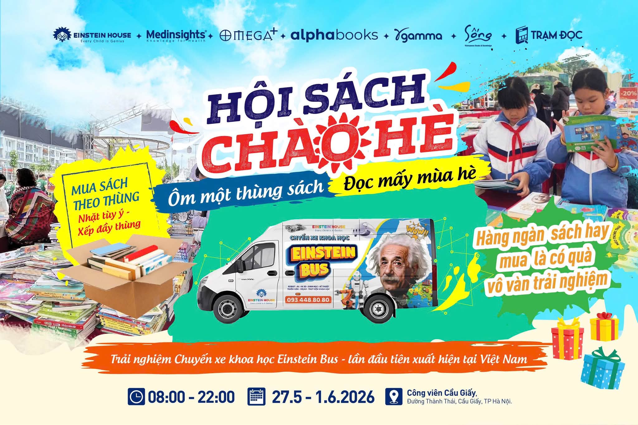 HỘI SÁCH CHÀO HÈ 2026 – Ôm một thùng sách, đọc mấy mùa hè
