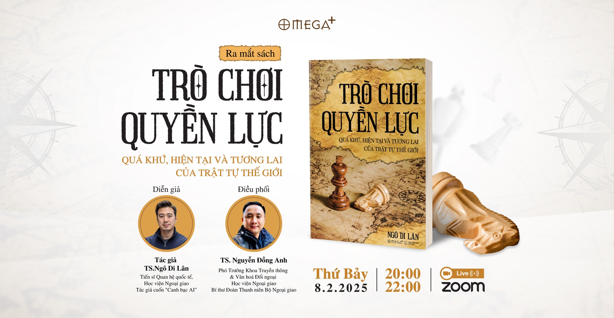 [Event] Ra mắt sách Trò chơi quyền lực - Quá khứ, hiện tại và tương lai của trật tự thế giới