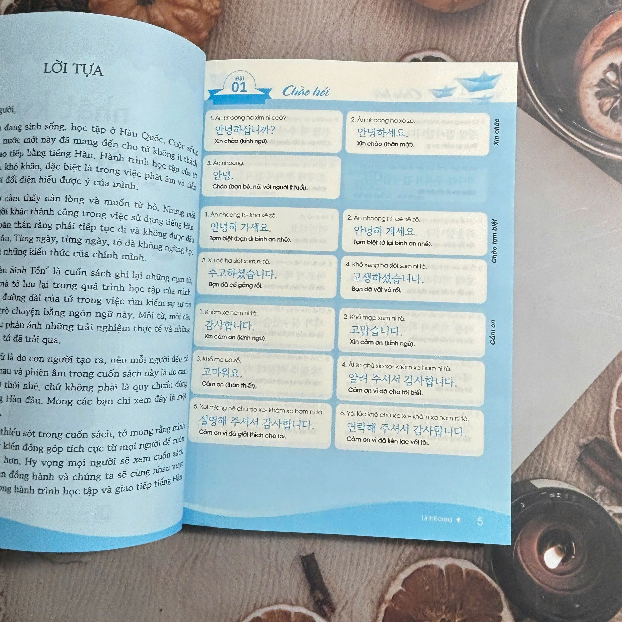 Sách - Nhật ký tiếng Hàn sinh tồn